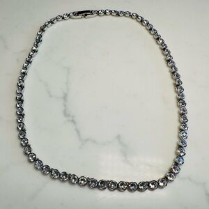 Swarovski Round Cut Tennis Necklace
